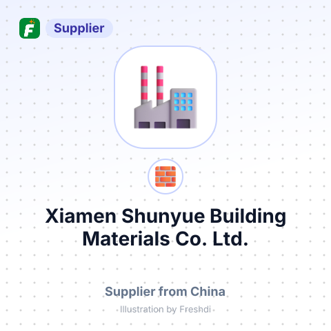 Xiamen Shunyue Building Materials Co.,Ltd. – summary card, no photo uploaded yet
