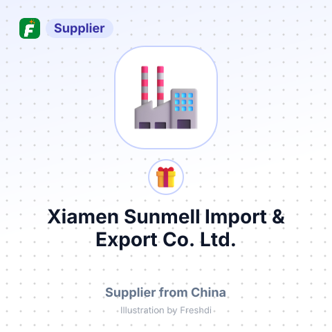 Xiamen Sunmell Import & Export Co., Ltd. – summary card, no photo uploaded yet