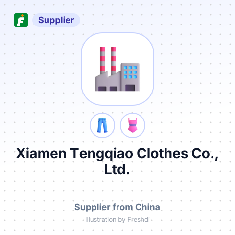 Xiamen Tengqiao Clothes Co., Ltd. – summary card, no photo uploaded yet