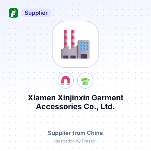 Xiamen Xinjinxin Garment Accessories Co., Ltd. – summary card, no photo uploaded yet