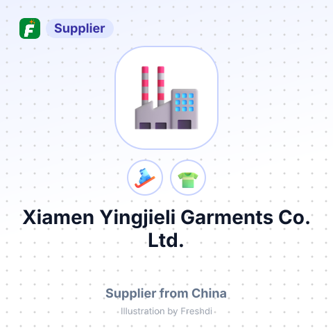 Xiamen Yingjieli Garments Co., Ltd. – summary card, no photo uploaded yet