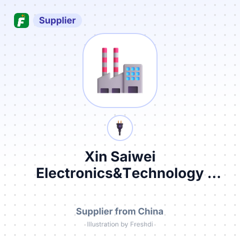 Xin Saiwei Electronics&Technology Co,.Ltd – summary card, no photo uploaded yet