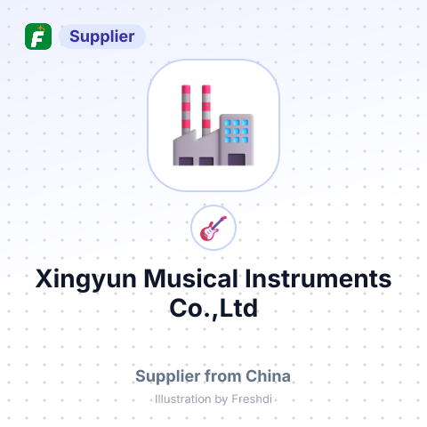 Xingyun Musical Instruments Co.,Ltd – summary card, no photo uploaded yet