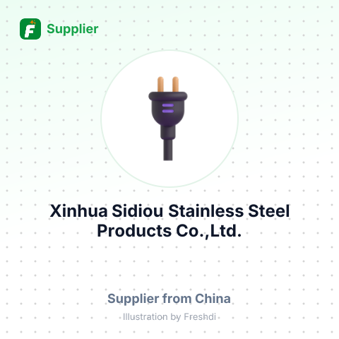 Xinhua Sidiou Stainless Steel Products Co.,Ltd. – summary card, no photo uploaded yet