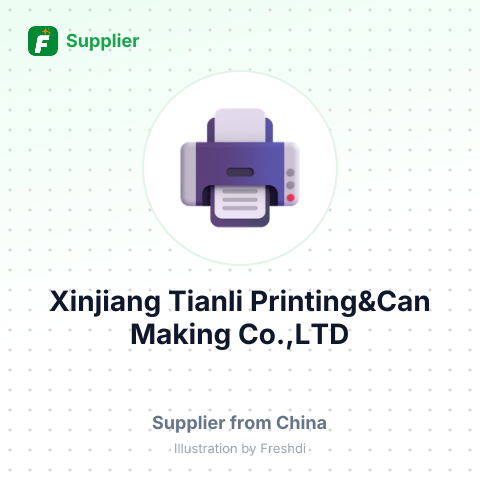 Xinjiang Tianli Printing&Can Making Co.,LTD – summary card, no photo uploaded yet