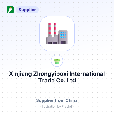 Xinjiang Zhongyiboxi International Trade Co. Ltd – summary card, no photo uploaded yet