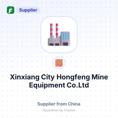 Xinxiang City Hongfeng Mine Equipment Co.Ltd – summary card, no photo uploaded yet