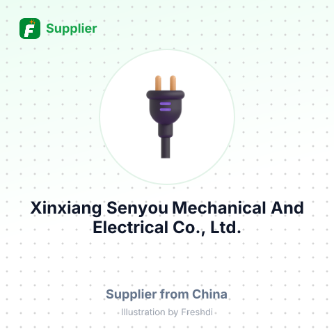 Xinxiang Senyou Mechanical And Electrical Co., Ltd. – summary card, no photo uploaded yet