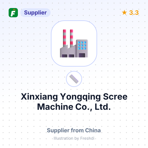 Xinxiang Yongqing Scree Machine Co., Ltd. – summary card, no photo uploaded yet