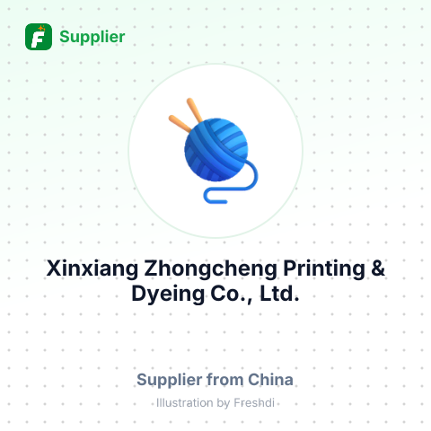 Xinxiang Zhongcheng Printing & Dyeing Co., Ltd. – summary card, no photo uploaded yet