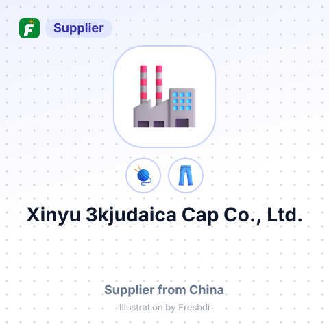 Xinyu 3kjudaica Cap Co., Ltd. – summary card, no photo uploaded yet