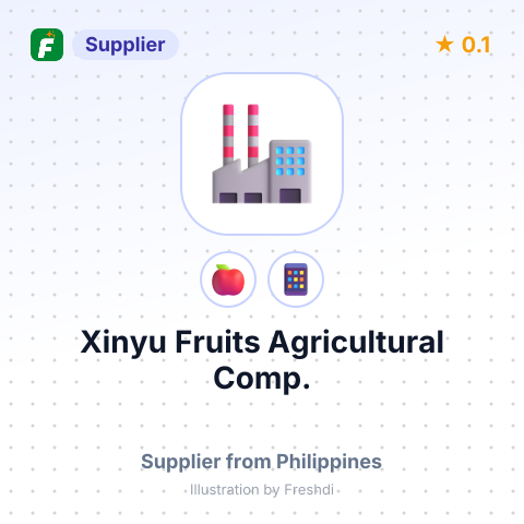 Xinyu Fruits Agricultural Comp.  – summary card, no photo uploaded yet