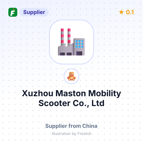 Xuzhou Maston Mobility Scooter Co., Ltd  – summary card, no photo uploaded yet