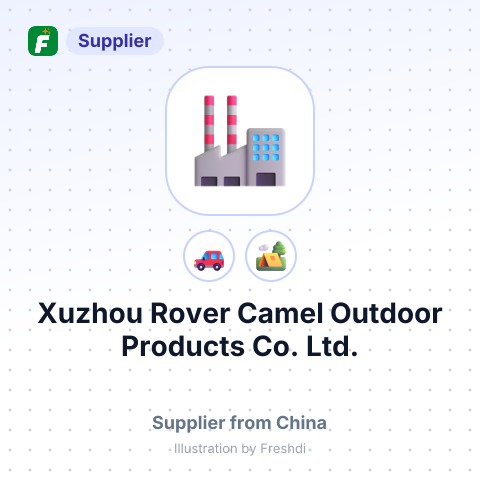Xuzhou Rover Camel Outdoor Products Co., Ltd. – summary card, no photo uploaded yet
