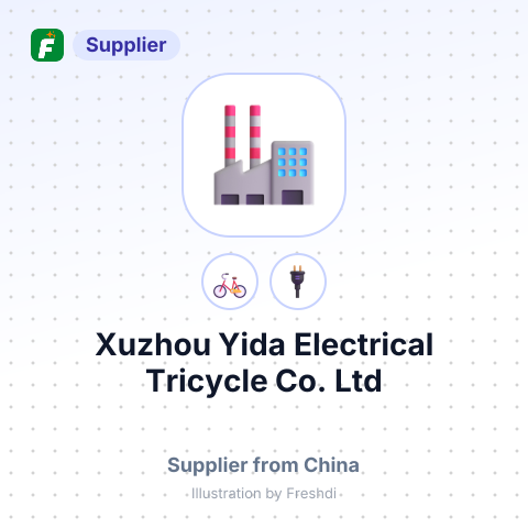 Xuzhou Yida Electrical Tricycle Co. Ltd – summary card, no photo uploaded yet