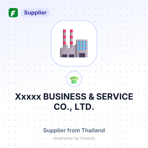 Xxxxx BUSINESS & SERVICE CO., LTD. – summary card, no photo uploaded yet