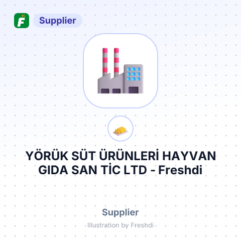 YÖRÜK SÜT ÜRÜNLERİ HAYVAN GIDA SAN TİC LTD – summary card, no photo uploaded yet