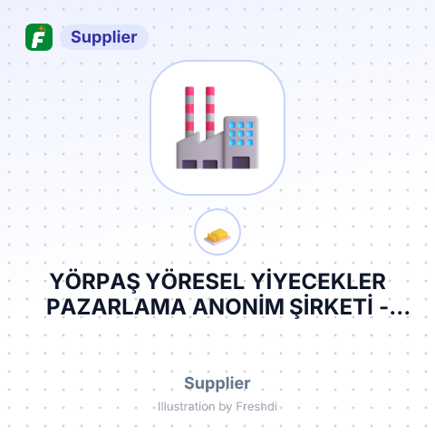 YÖRPAŞ YÖRESEL YİYECEKLER PAZARLAMA ANONİM ŞİRKETİ – summary card, no photo uploaded yet