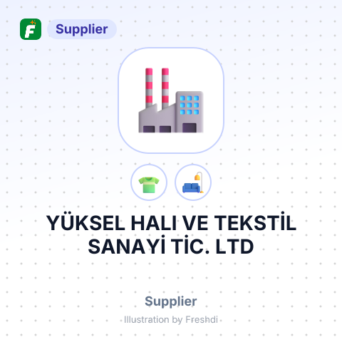 YÜKSEL HALI VE TEKSTİL SANAYİ TİC. LTD – summary card, no photo uploaded yet