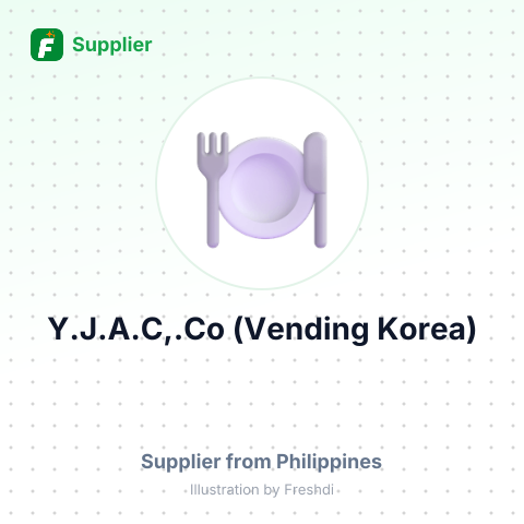 Y.J.A.C,.Co (Vending Korea) – summary card, no photo uploaded yet