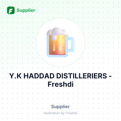 Y.K HADDAD DISTILLERIERS – summary card, no photo uploaded yet