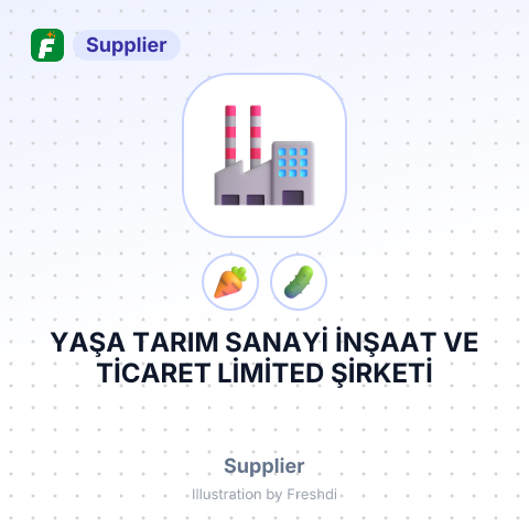 YAŞA TARIM SANAYİ İNŞAAT VE TİCARET LİMİTED ŞİRKETİ – summary card, no photo uploaded yet