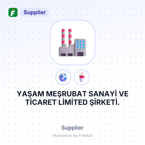 YAŞAM MEŞRUBAT SANAYİ VE TİCARET LİMİTED ŞİRKETİ. – summary card, no photo uploaded yet