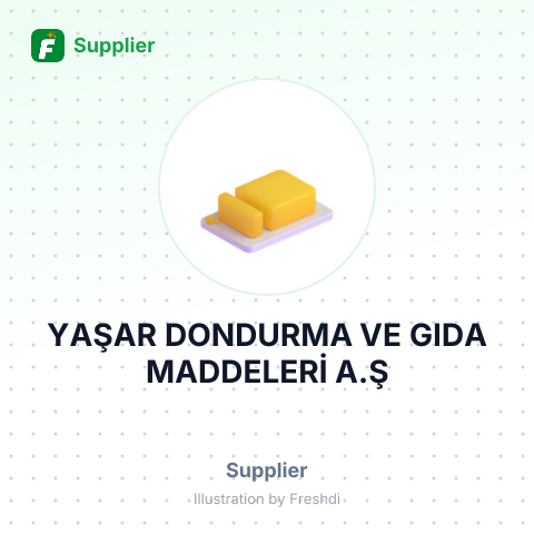 YAŞAR DONDURMA VE GIDA MADDELERİ A.Ş – summary card, no photo uploaded yet
