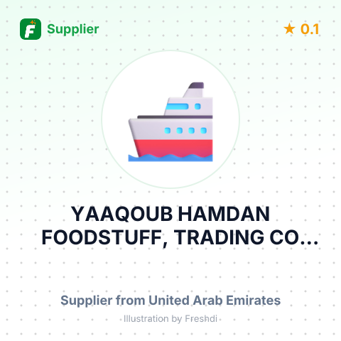 YAAQOUB HAMDAN FOODSTUFF, TRADING CO LLC. – summary card, no photo uploaded yet