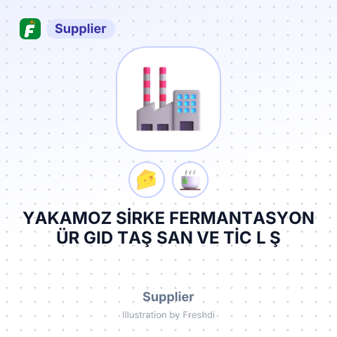 YAKAMOZ SİRKE FERMANTASYON ÜR GID TAŞ SAN VE TİC L Ş – summary card, no photo uploaded yet