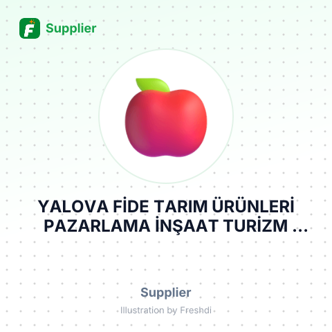 YALOVA FİDE TARIM ÜRÜNLERİ PAZARLAMA İNŞAAT TURİZM SANAYİ VE TİCARET LİMİTED ŞİRKETİ – summary card, no photo uploaded yet