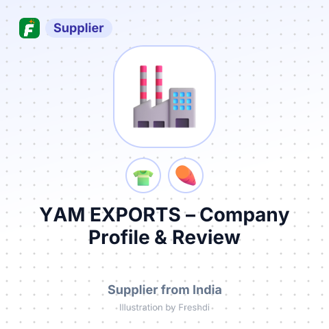 YAM EXPORTS – summary card, no photo uploaded yet
