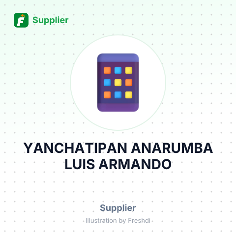 YANCHATIPAN ANARUMBA LUIS ARMANDO – summary card, no photo uploaded yet