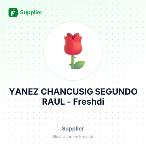 YANEZ CHANCUSIG SEGUNDO RAUL – summary card, no photo uploaded yet