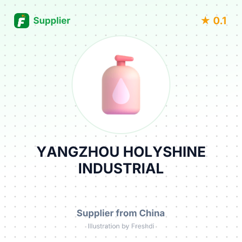 YANGZHOU HOLYSHINE INDUSTRIAL – summary card, no photo uploaded yet