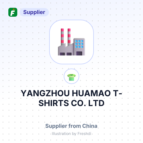 YANGZHOU HUAMAO T-SHIRTS CO.,LTD – summary card, no photo uploaded yet