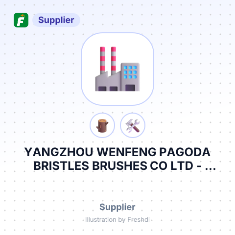 YANGZHOU WENFENG PAGODA BRISTLES BRUSHES CO LTD – summary card, no photo uploaded yet
