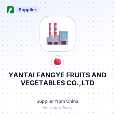 YANTAI FANGYE FRUITS AND VEGETABLES CO.,LTD – summary card, no photo uploaded yet