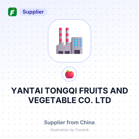 YANTAI TONGQI FRUITS AND VEGETABLE CO.,LTD – summary card, no photo uploaded yet