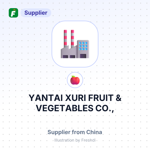 YANTAI XURI FRUIT & VEGETABLES CO., – summary card, no photo uploaded yet