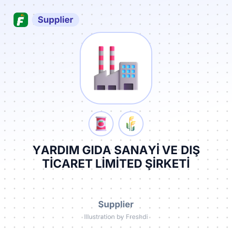 YARDIM GIDA SANAYİ VE DIŞ TİCARET LİMİTED ŞİRKETİ – summary card, no photo uploaded yet