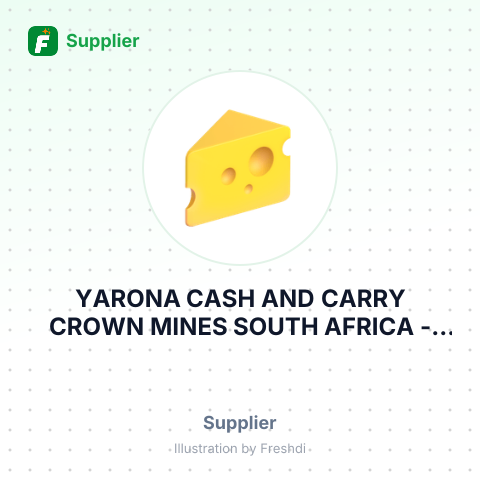 YARONA CASH AND CARRY CROWN MINES SOUTH AFRICA – summary card, no photo uploaded yet