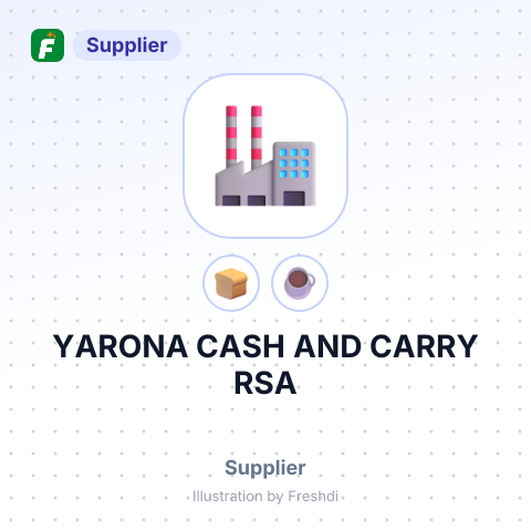 YARONA CASH AND CARRY RSA – summary card, no photo uploaded yet