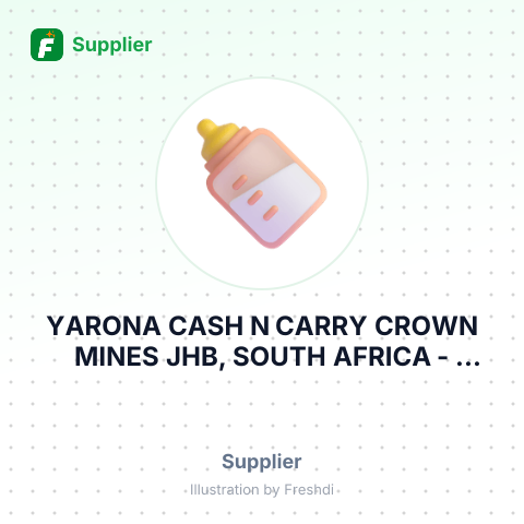 YARONA CASH N CARRY CROWN MINES JHB, SOUTH AFRICA – summary card, no photo uploaded yet