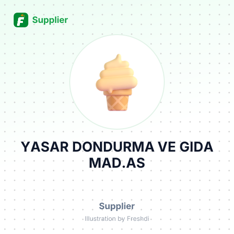 YASAR DONDURMA VE GIDA MAD.AS – summary card, no photo uploaded yet