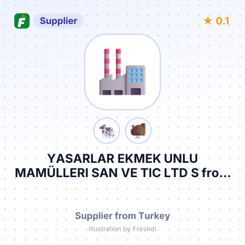 YASARLAR EKMEK UNLU MAMÜLLERI SAN VE TIC LTD S – summary card, no photo uploaded yet