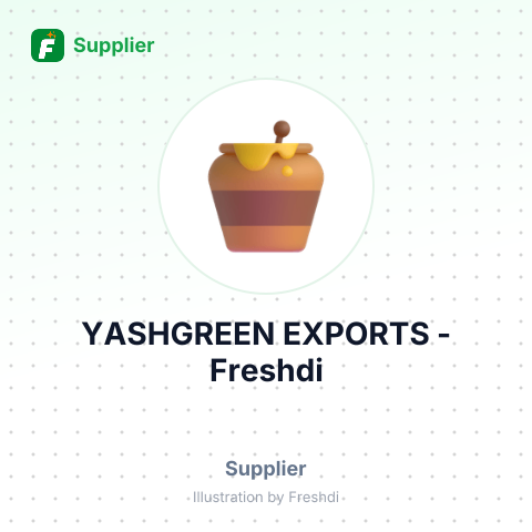 YASHGREEN EXPORTS – summary card, no photo uploaded yet