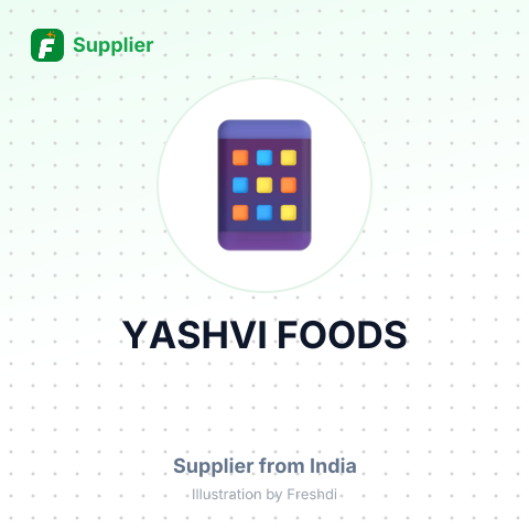 YASHVI FOODS – summary card, no photo uploaded yet