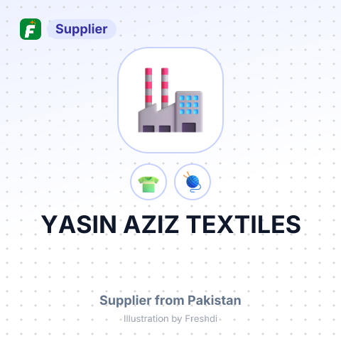 YASIN AZIZ TEXTILES – summary card, no photo uploaded yet