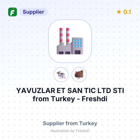 YAVUZLAR ET SAN TIC LTD STI – summary card, no photo uploaded yet
